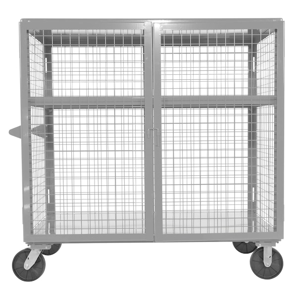 2000 lb Capacity, 33 W x 64.5625 L x 61.625 H, 2 Shelves